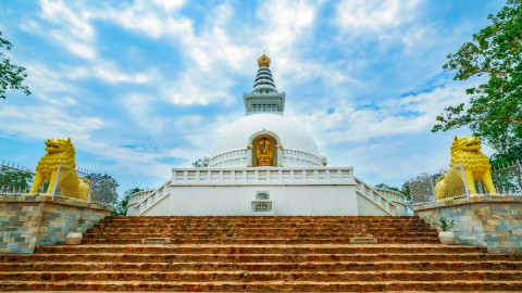 Vishwa Shanti Stupa Rajgir